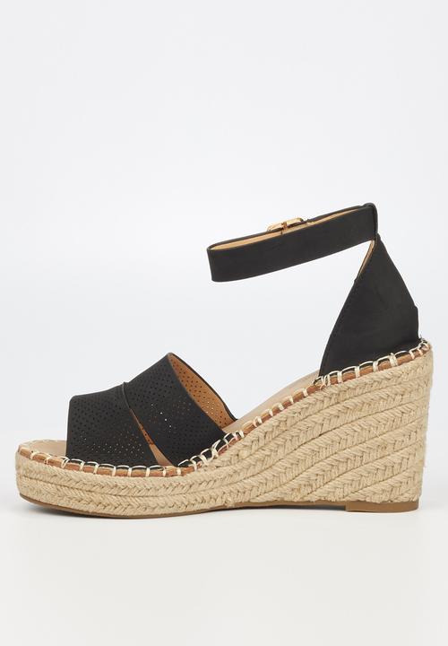 Miss Black - Madden wedge - black