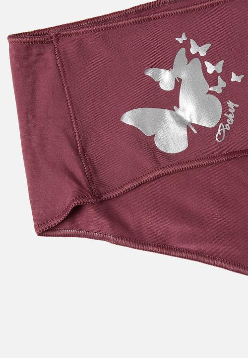 Jockey - Npl knicker 3pk - 2pln/1 iht - midnight navy & pink berry