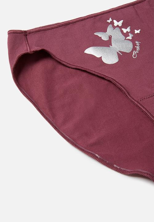 Jockey - Npl bikini 3pk - 2 pln/ 1iht - midnight navy & pink berry