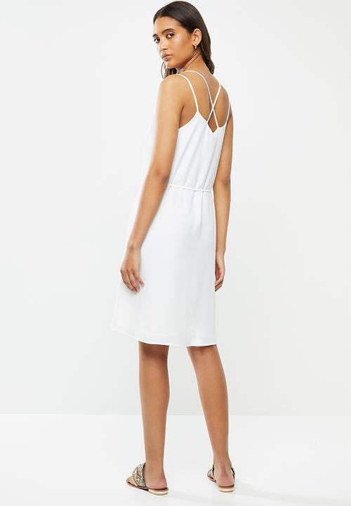 ONLY - Alice strap dress - white
