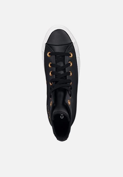 Converse - Chuck taylor all star hi - black/gold/white