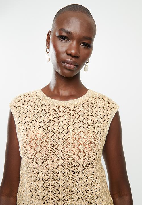 MANGO - Top amadeus - brown 