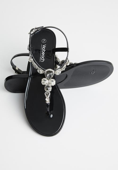 Viabeach - Karpathos sandal - black