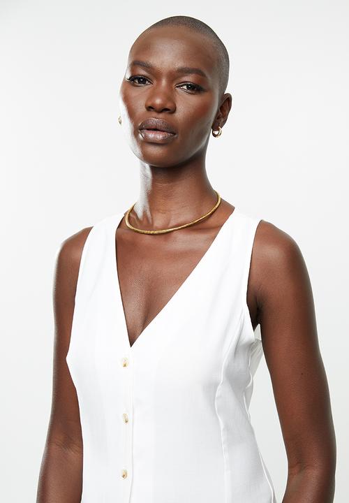 MANGO - Milos dress - white 
