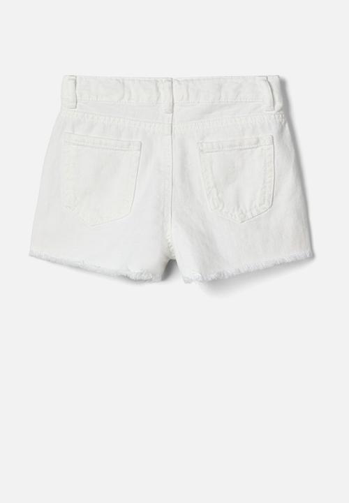 Name It - Randi mom twizza shorts - white