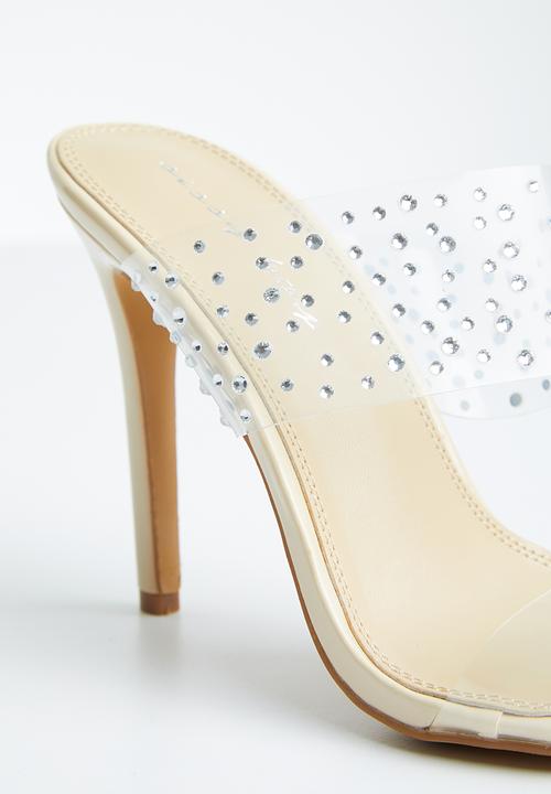 SISSY BOY - Sparkle out heel - neutral