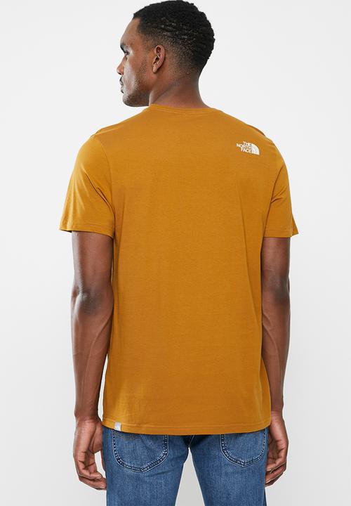 The North Face - Short sleeve mountain line tee - tan