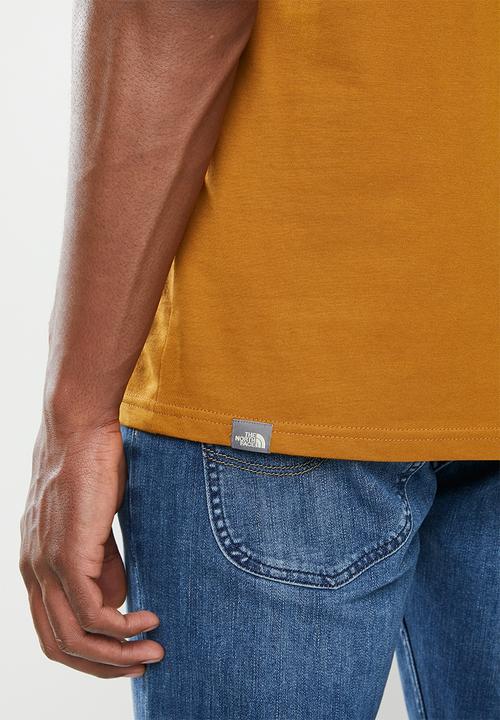 The North Face - Short sleeve mountain line tee - tan