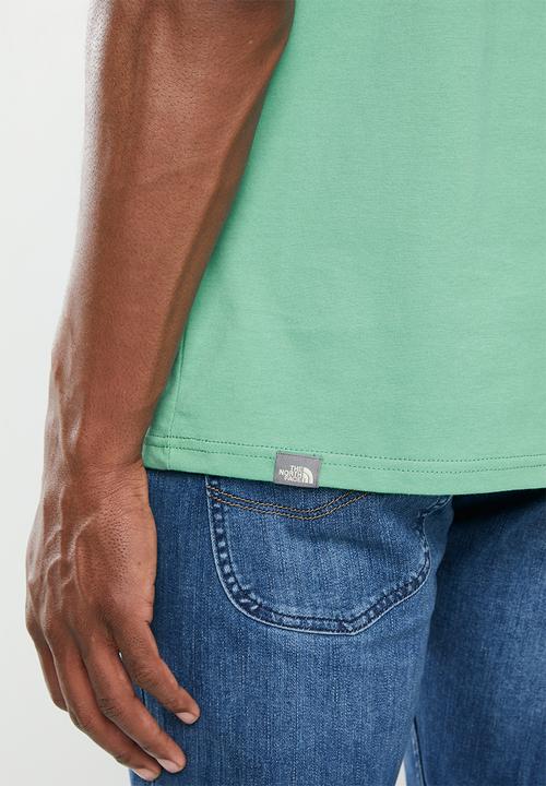 The North Face - Short sleeve fine tee - green