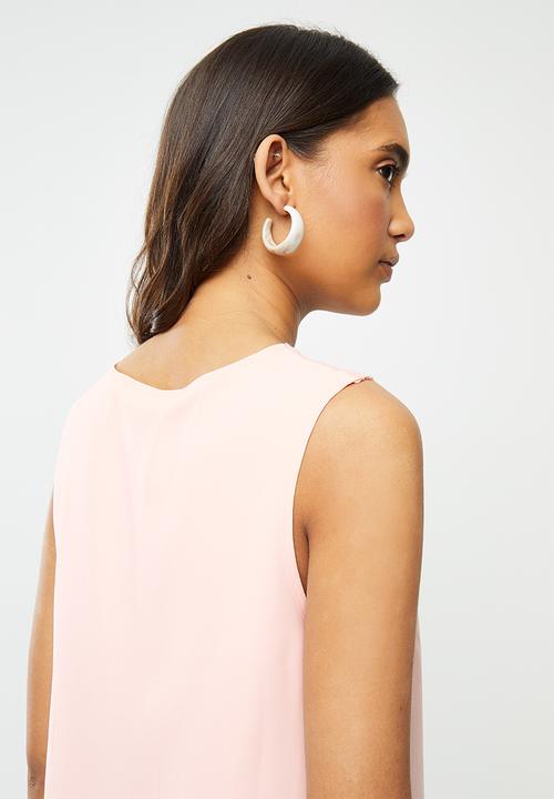 Vero Moda - Julian v-neck top - pink