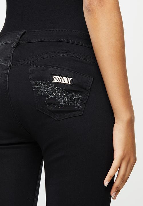 SISSY BOY - Mischa skinny jeans - black 