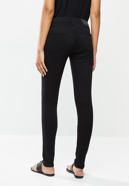 Levi’s® - 720 High Rise Super Skinny Jeans - Black Squared