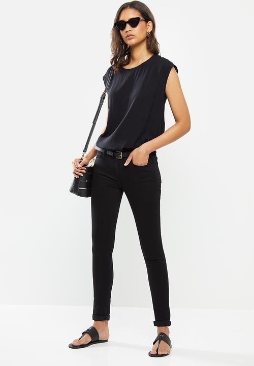 Levi’s® - 720 High Rise Super Skinny Jeans - Black Squared