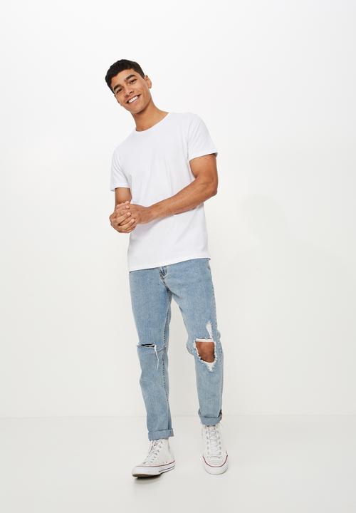 Cotton On - Essential crew T-shirt - white