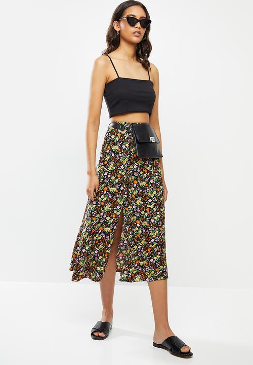 Cotton On - Stella straight neck cami - black