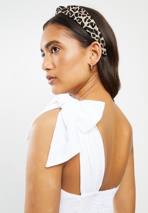 Cotton On - Party time one shoulder top - white