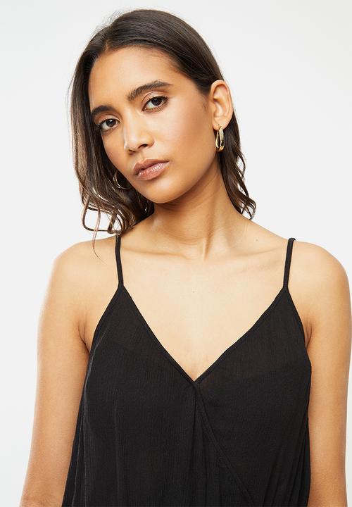Vero Moda - Morning short jumpsuit - black