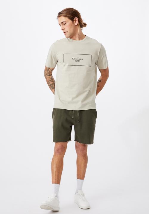 Cotton On - 5_boroughs boxed tbar street T-shirt - smoke