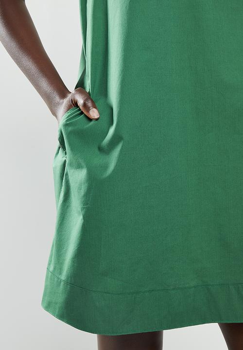 MANGO - Mareia dress - dark green