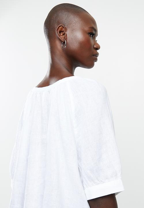 MANGO - Blouse santa - white 