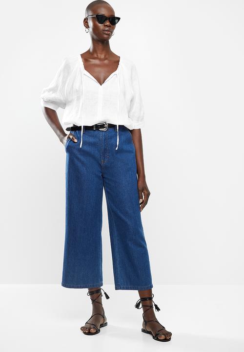 MANGO - Blouse santa - white 