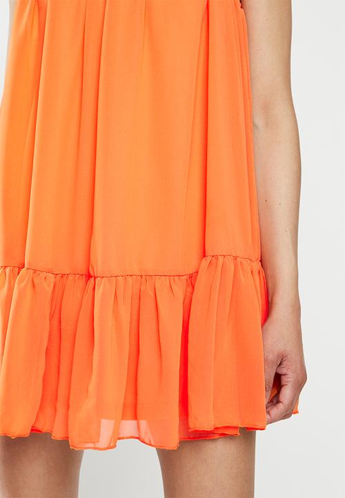 Missguided - Chain strap swing dress - orange