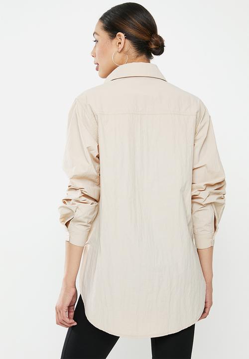 Missguided - Button shirt - neutral