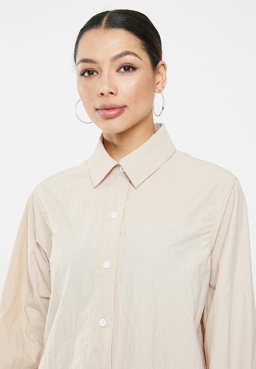 Missguided - Button shirt - neutral