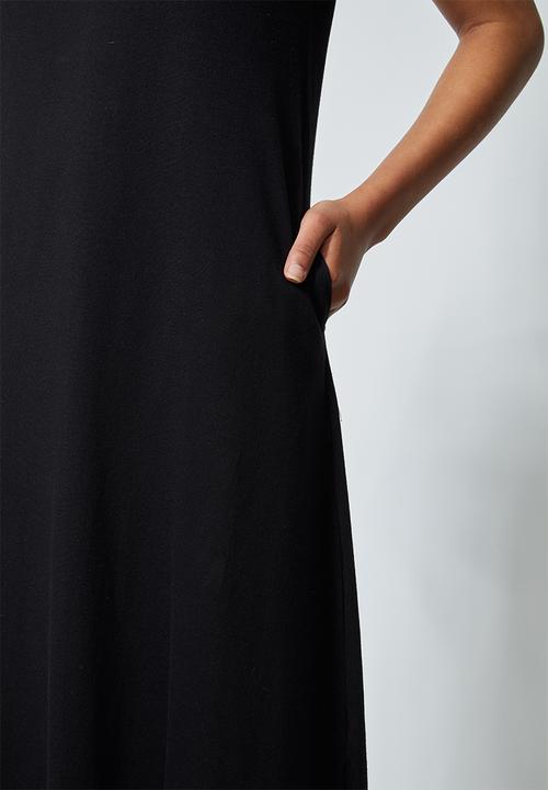 Superbalist - Trapeze pocket detail dress - black