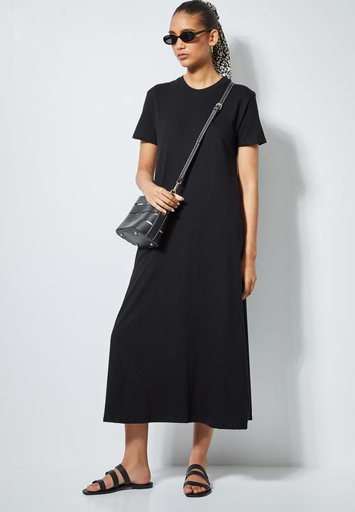 Superbalist - Trapeze pocket detail dress - black