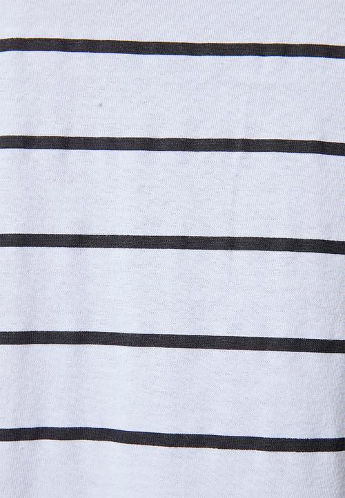Superbalist - Halterneck strappy dress - white & black
