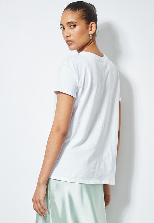 Superbalist - Printed tee - white 