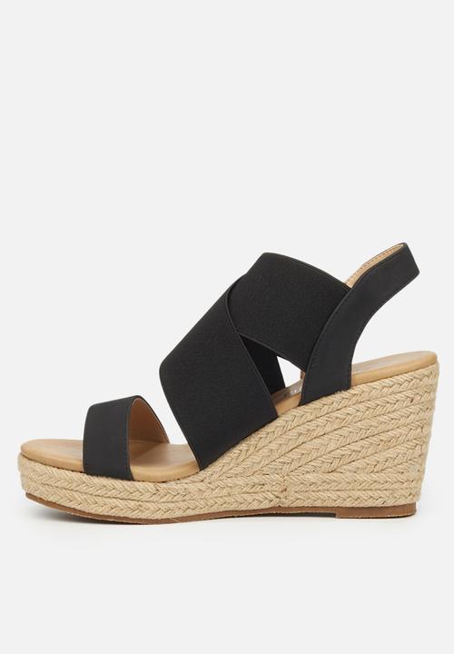 Butterfly Feet - Safarina wedge - black