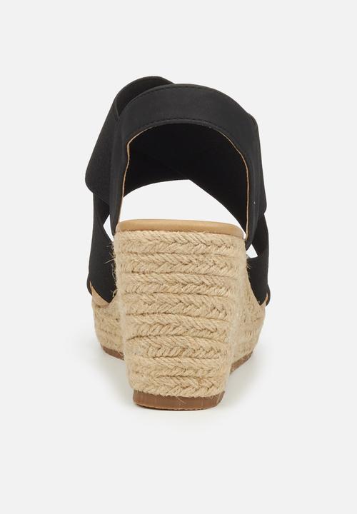 Butterfly Feet - Safarina wedge - black