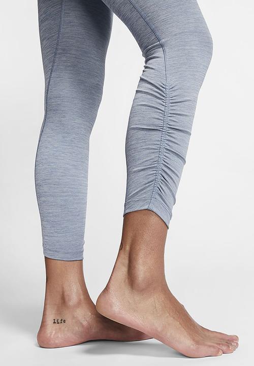 Nike - Yoga ruche 7/8 tight - blue