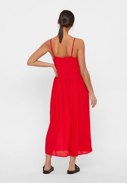 Vero Moda - Morning midi dress - red