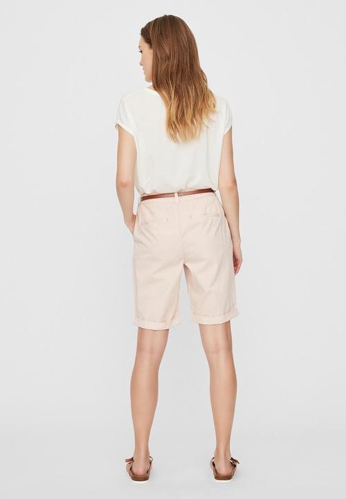 Vero Moda - Flash bermuda belt shorts - pink