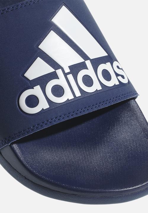 adidas Originals - Adilette comfort slides - dark blue & cloud white