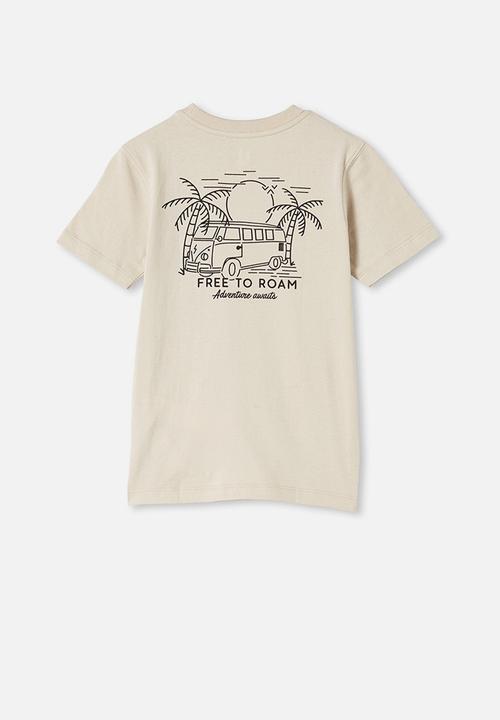 Cotton On - Max skater short sleeve tee - neutral 