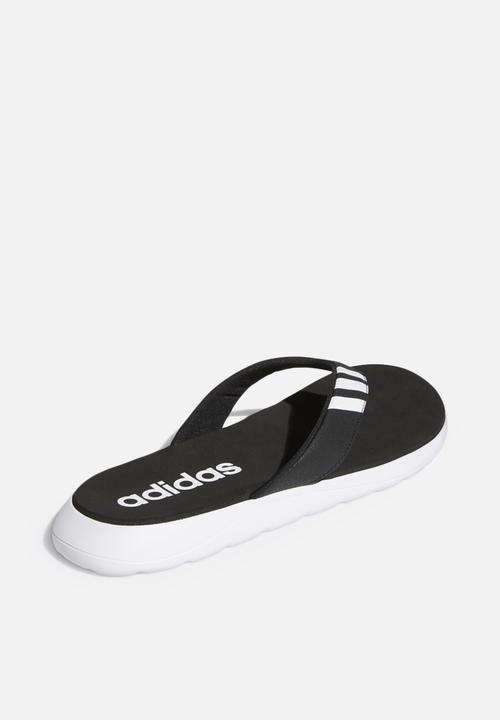 adidas Originals - Comfort flip flop - core black & cloud white