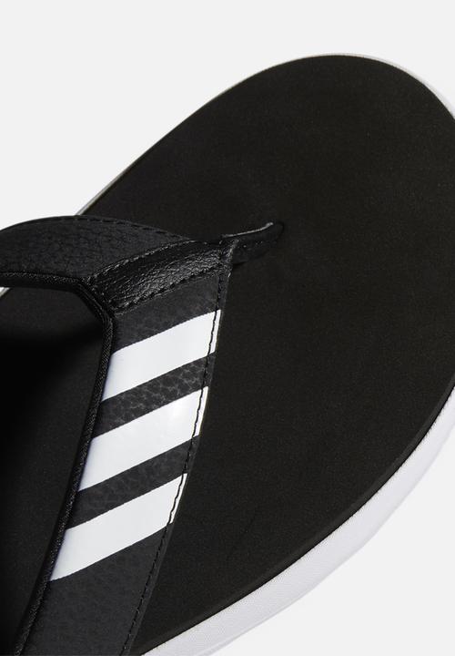 adidas Originals - Comfort flip flop - core black & cloud white