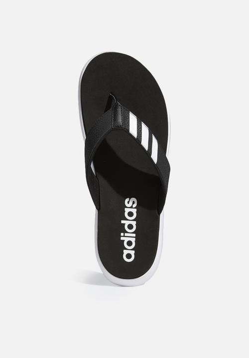 adidas Originals - Comfort flip flop - core black & cloud white