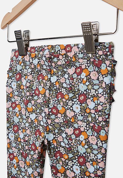 Cotton On - Quinn ruffle legging - multi