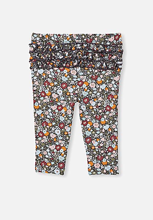 Cotton On - Quinn ruffle legging - multi