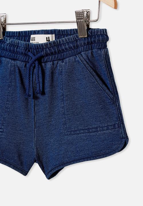 Cotton On - Nina knit short - mid blue wash