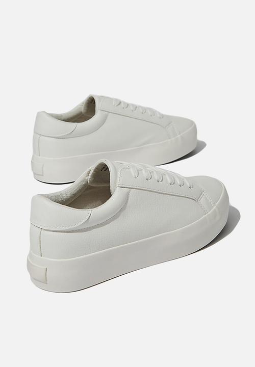 Cotton On - Ally platform sneaker - white