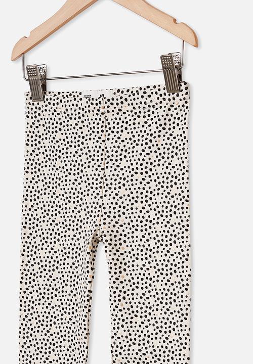Cotton On - Huggie tights - cream & black 