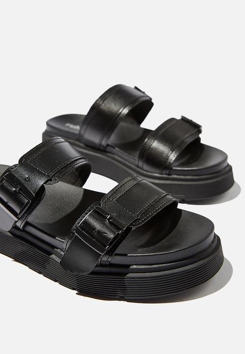 Cotton On - Combat slide - black 