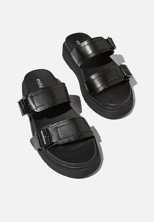 Cotton On - Combat slide - black 