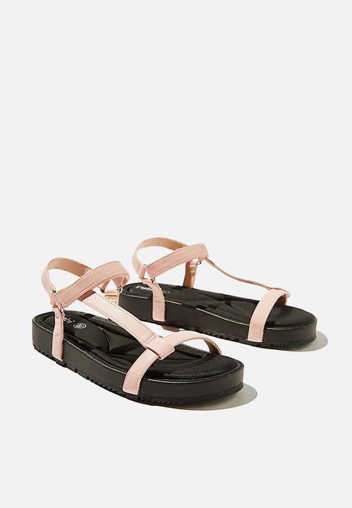 Cotton On - Malmo flatform sporty sandal - blush pink